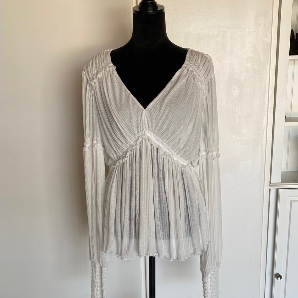 Elegant White Women's Top